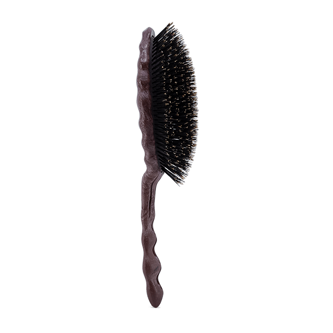 Y.S.Park Luster Air Cushion Eco Styler Soft Cushion Beetle Hairbrush - Pure Boar Bristle YS-68AS1