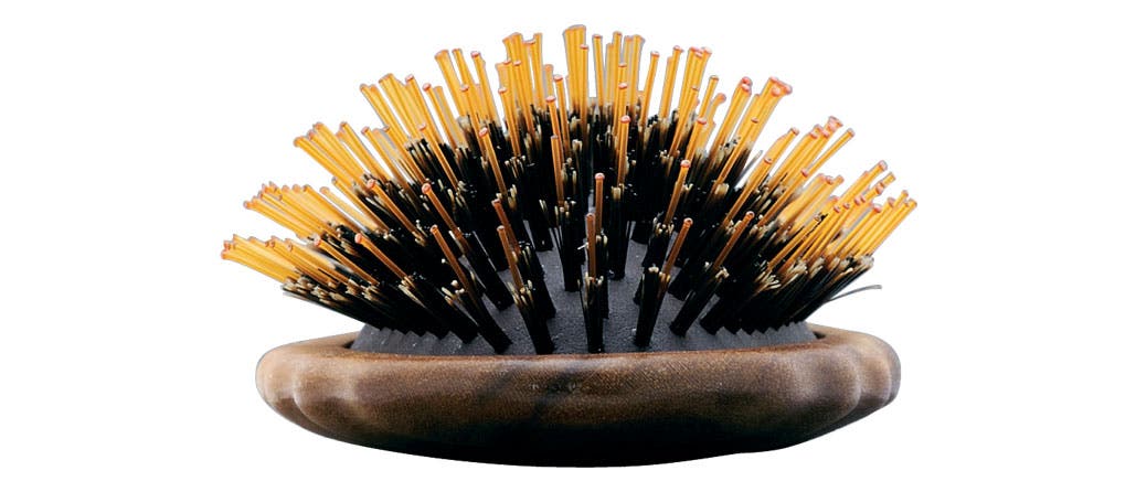 Y.S.Park Luster Wood Boar/Nylon Hairbrush - YS651