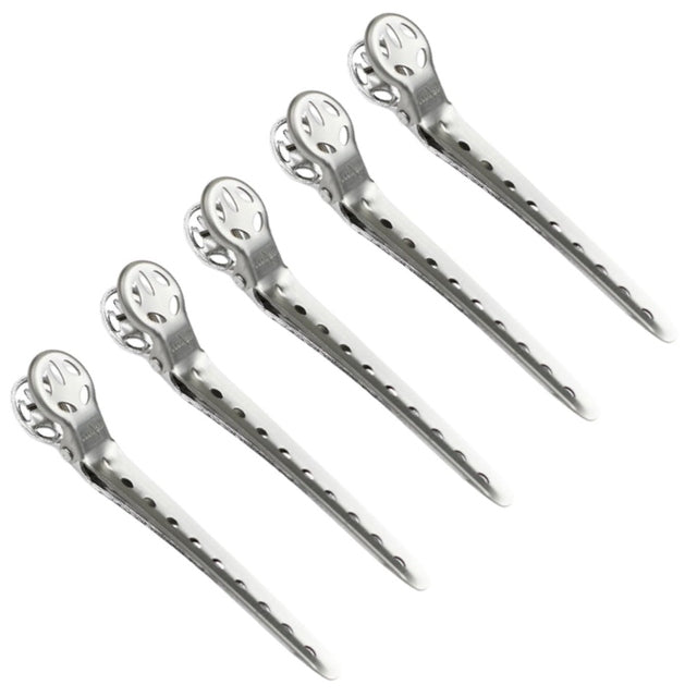 Y.S.Park Pro L Clip 5 Pack - Silver