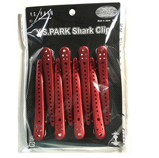 YS Park Shark Clips 8 Pack *Choose colour