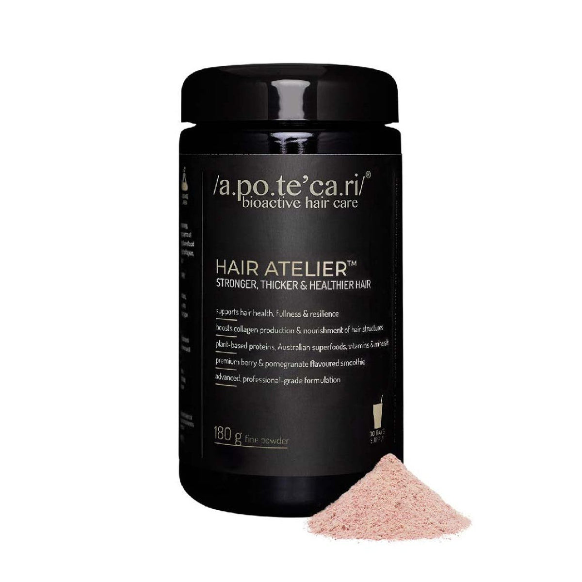 Apotecari Hair Atelier - Stronger, thicker & healthier hair 180g Fine Powder
