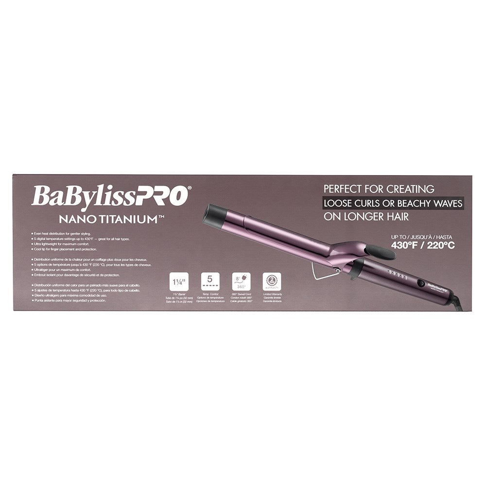 BaBylissPRO Nano Titanium Curling Iron 32mm - Limited Edition Nightfall
