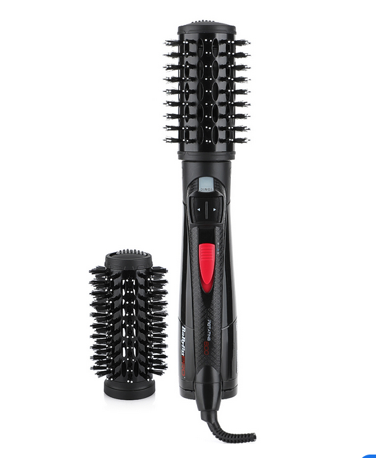 Babyliss Pro Ceramic Rotating Hot Air Styler Brush With 2 Barrels (40mm & 50mm)