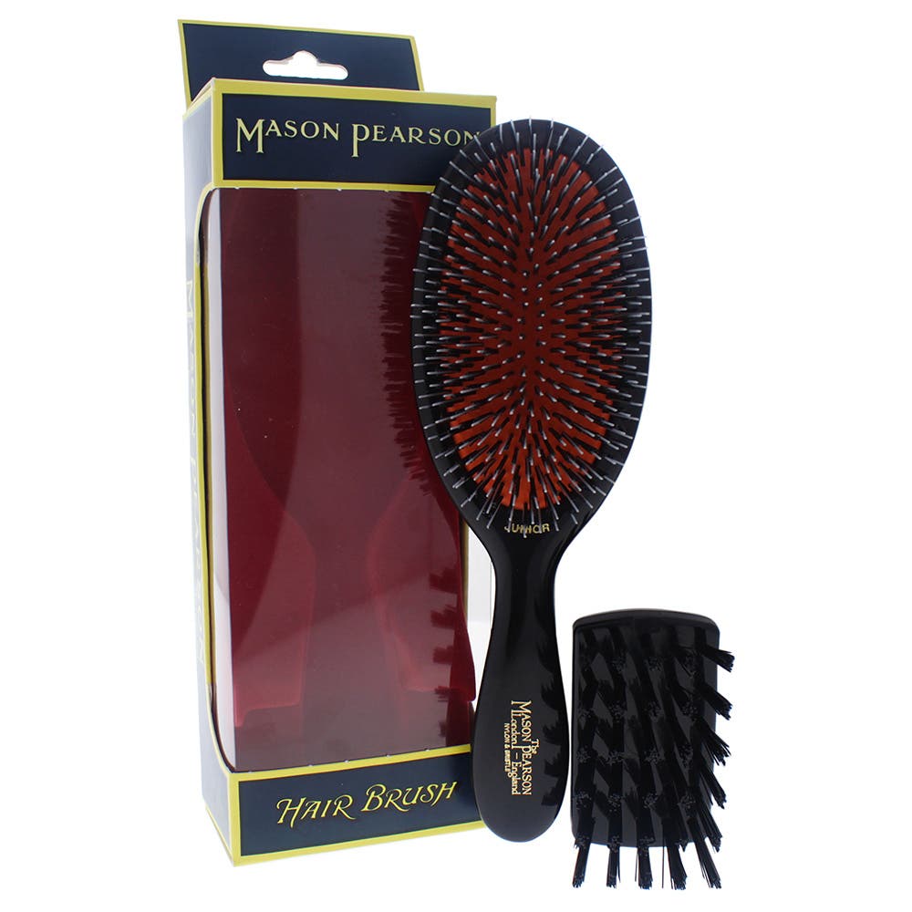 Mason Pearson Bristle & Nylon - Junior BN2 - Dark Ruby