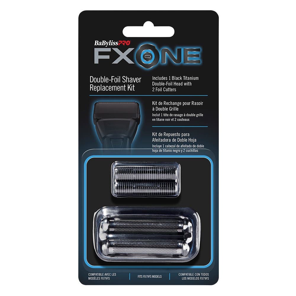 BaBylissPRO FXOne Double Foil Shaver Replacement Kit - BlackFX 