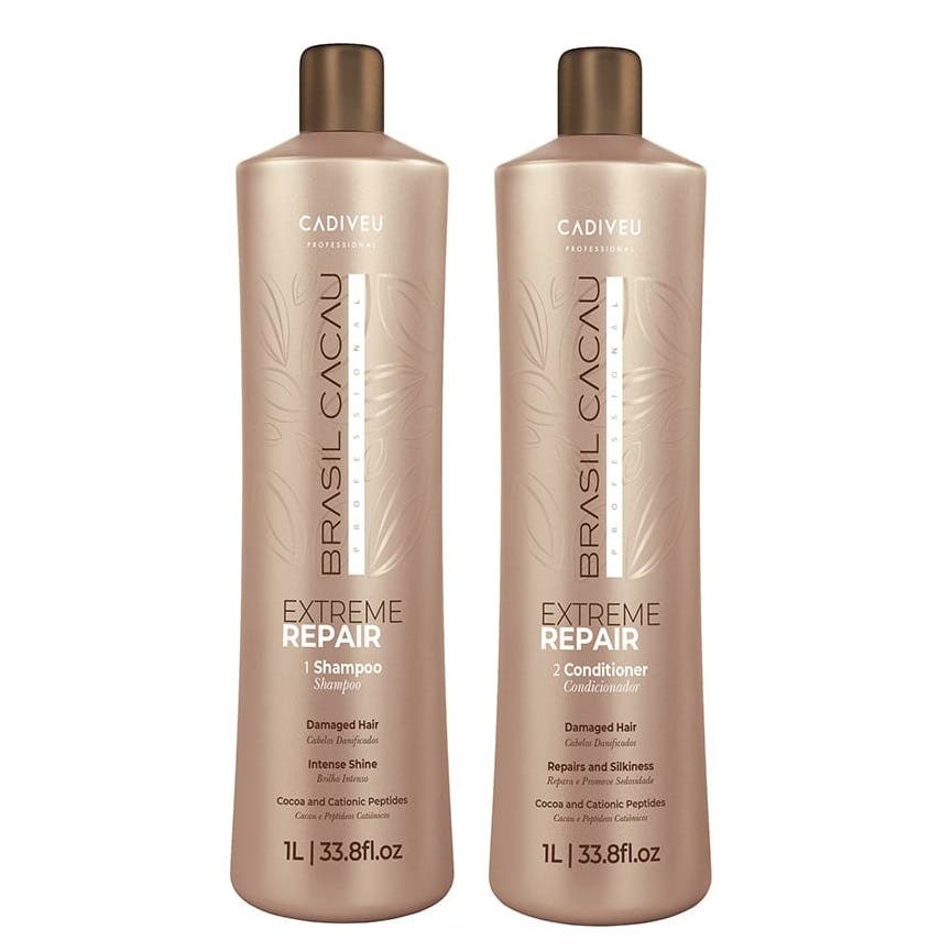 Brasil Cacau Extreme Repair - Conditioner & Shampoo DUO 1 Litre