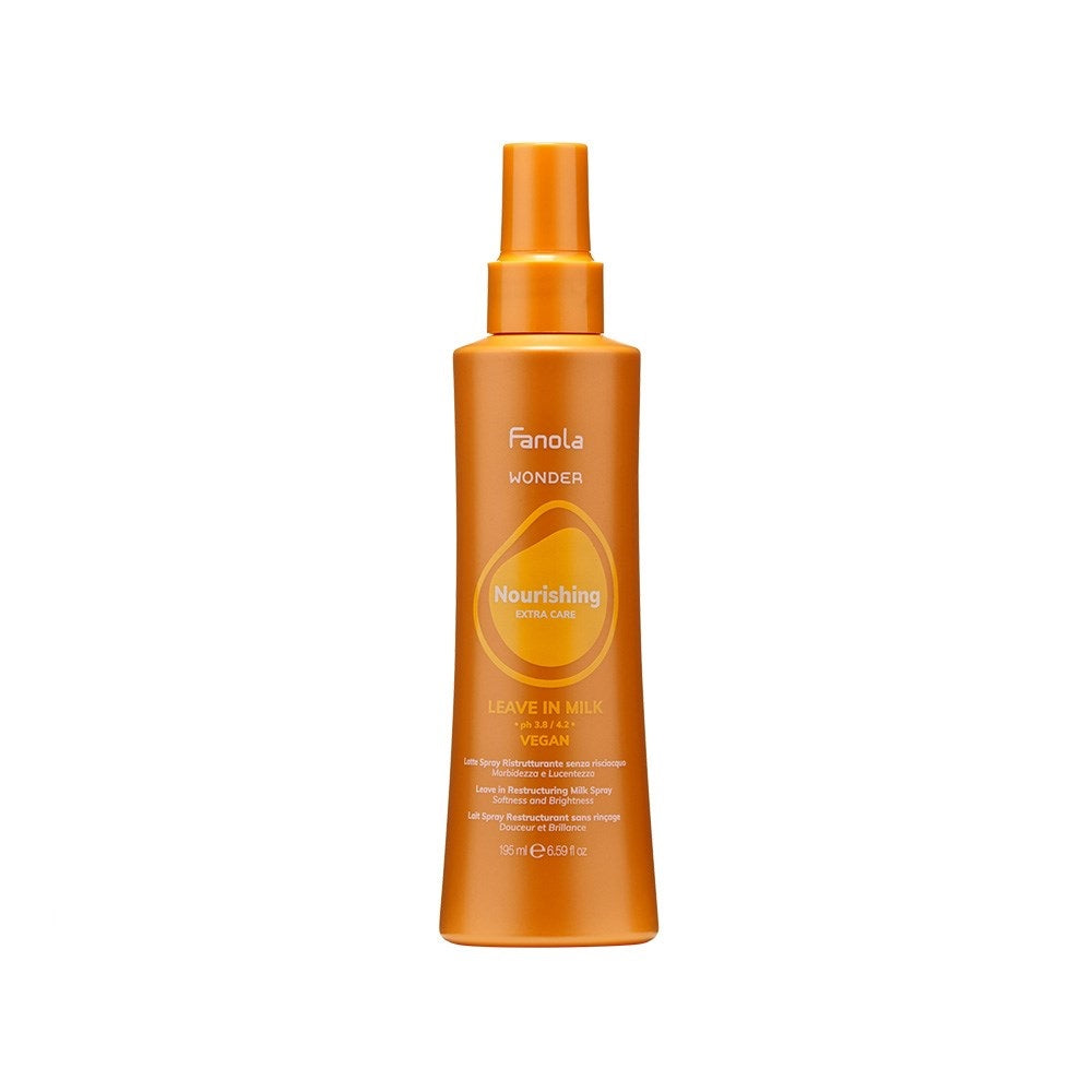 Fanola WONDER Extra Care Nourishing Leave-In Restructuring  Milk Spray 195ml