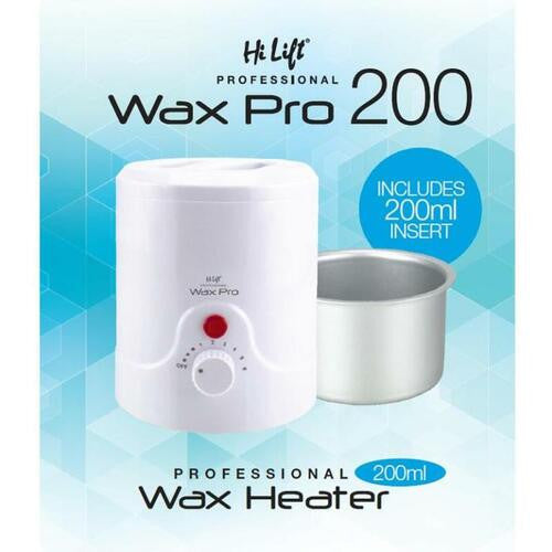 Hi Lift Wax Pro 200 Professional Wax Heater - 200ml - White WAXPR03