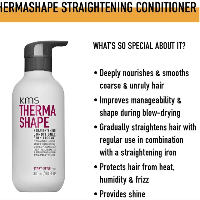 KMS Therma Shape Straightening Conditioner 300ml