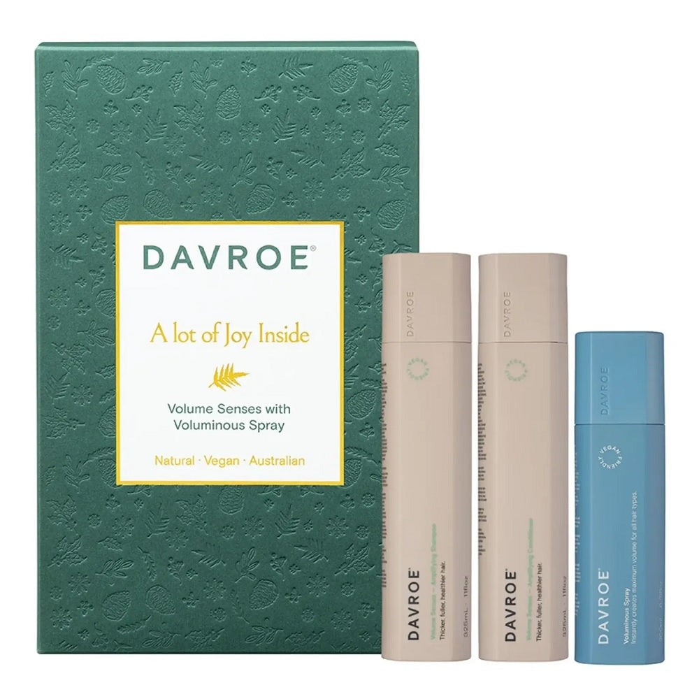Davroe Volume Senses Trio (Volume Senses Amplifying Duo + Voluminous Spray) Gift Pack