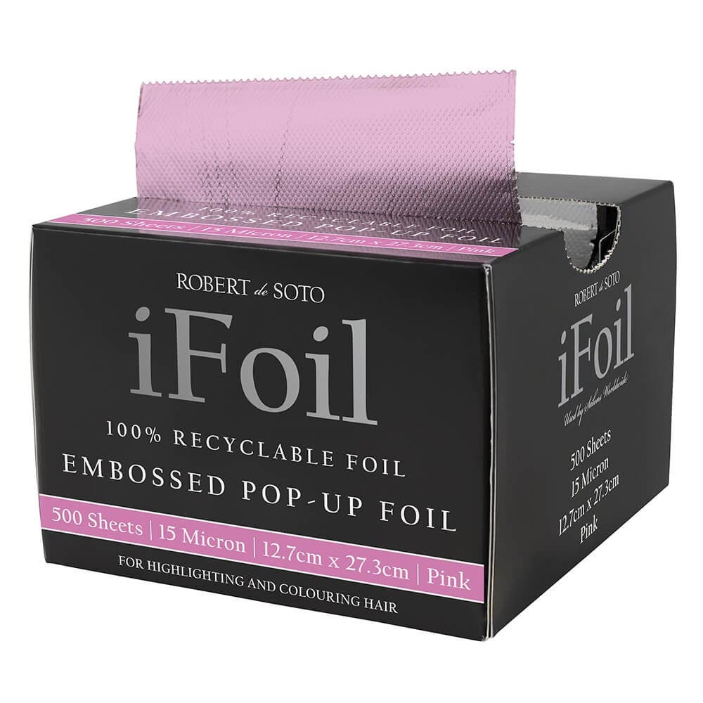 Robert de Soto iFoil Embossed Pop Up Foil 15 micron 500 Sheets, Pink 137800
