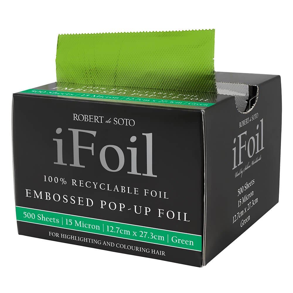 Robert de Soto iFoil Embossed Pop Up Foil 15 micron 500 Sheets, Green 137801