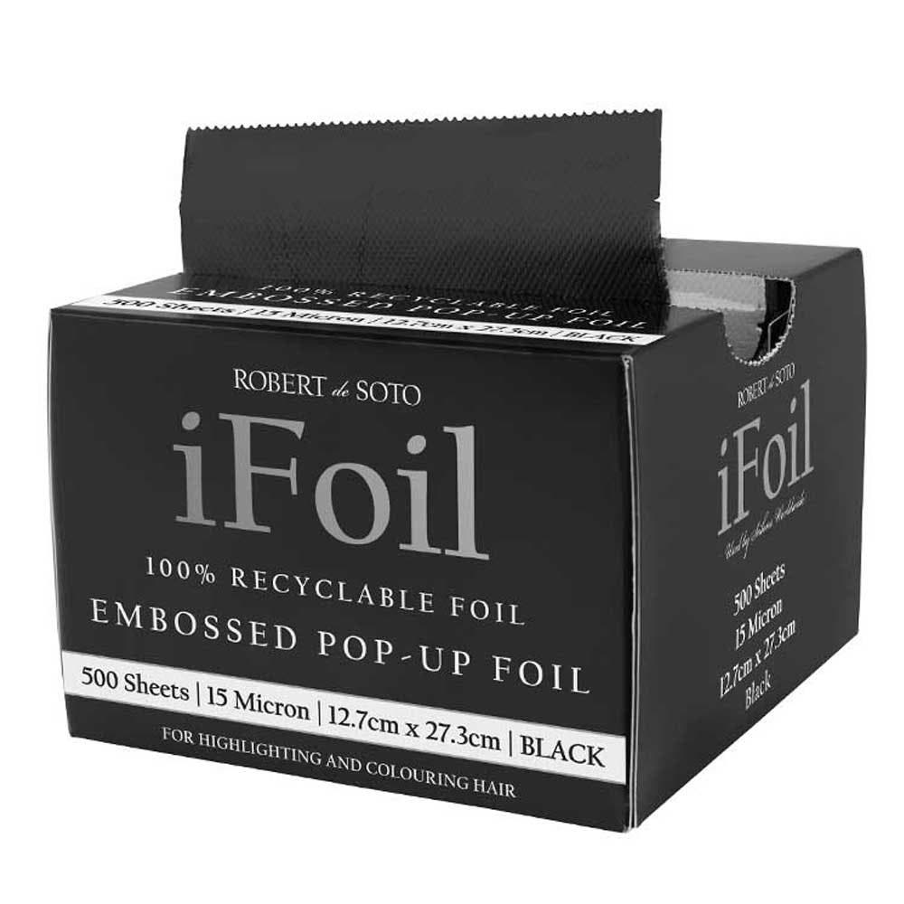 Robert de Soto iFoil Embossed Pop Up Foil 15 micron 500 Sheets, Black 137802