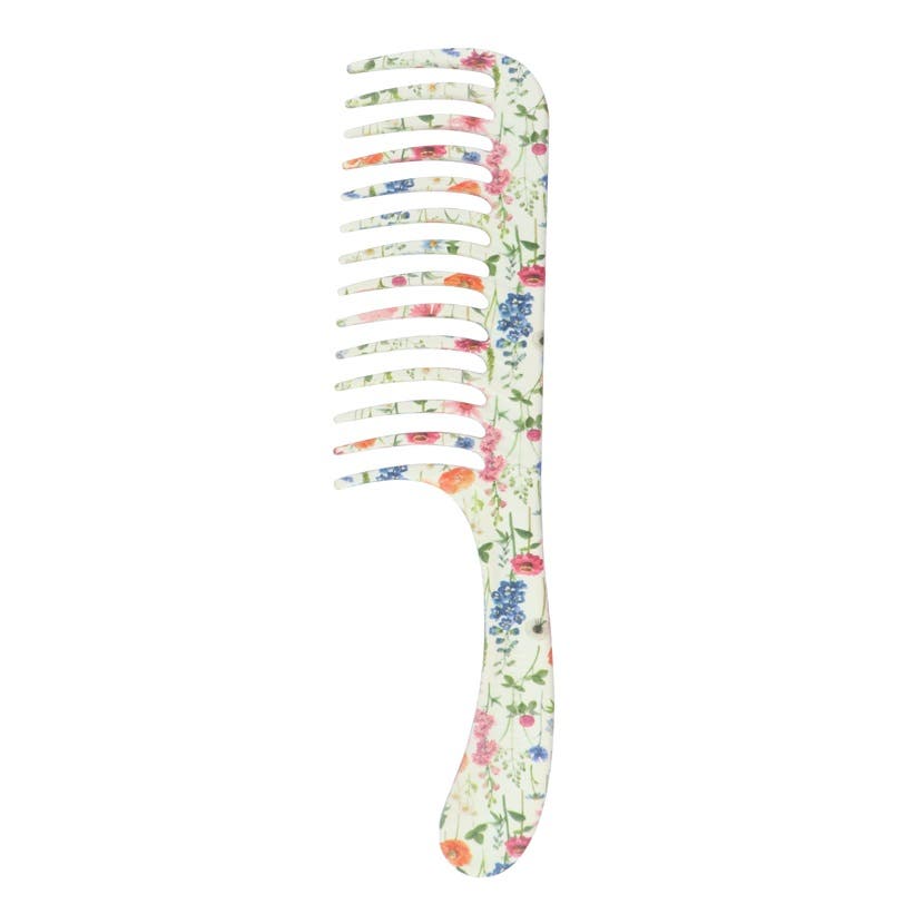 Denman D28 Wide Tooth Comb - Floral Fantasies 
