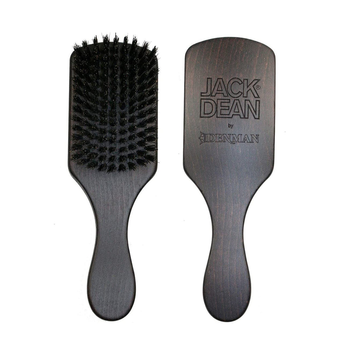 Denman Jack Dean Gentlemen's  Club Hair Brush Dark Beechwood 