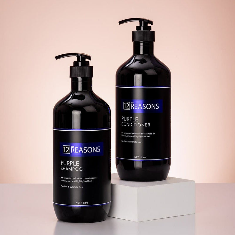 12Reasons Purple Shampoo & Conditioner DUO 1L