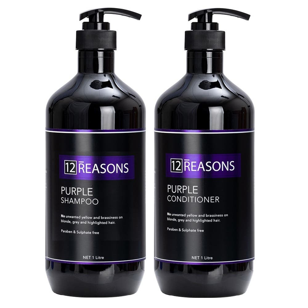 12Reasons Purple Shampoo & Conditioner DUO 1L