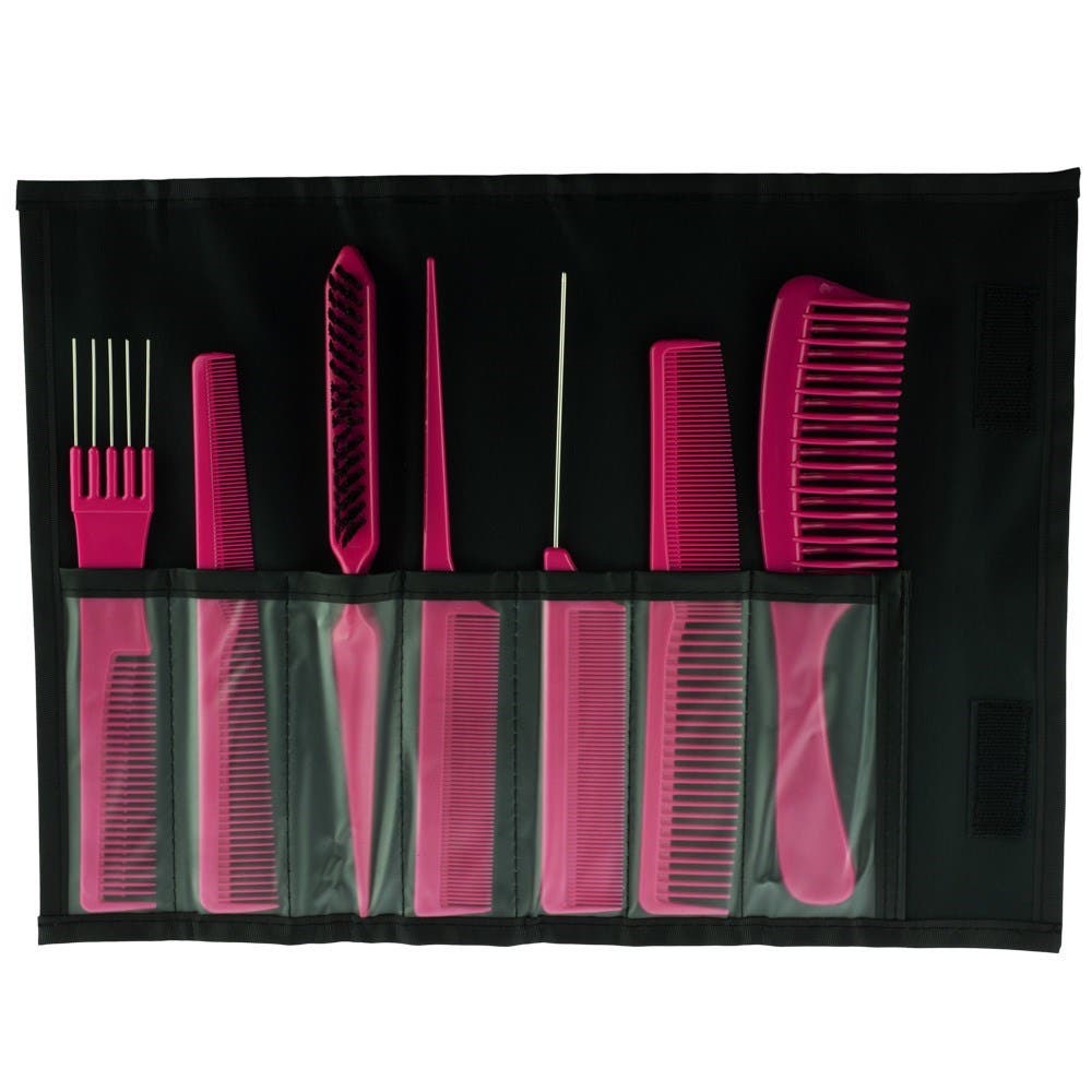 Salon Smart Folding Comb Set - Pink 135821