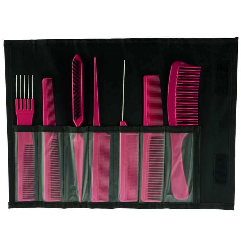 Salon Smart Folding Comb Set - Pink 135821