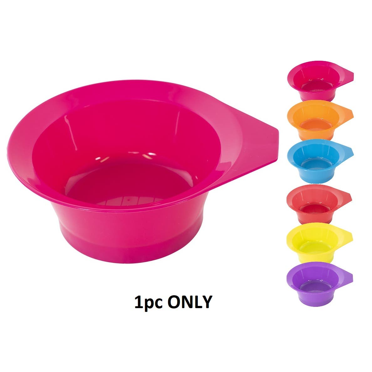 Premium Pin Company 999 Bright Colour Tint Bowl 1pc– Assorted Colours 