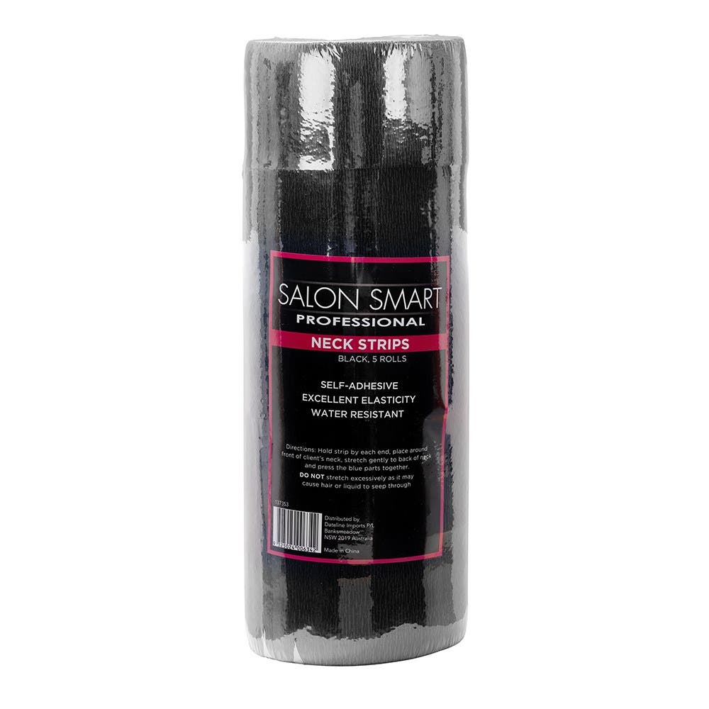 Salon Smart Neck Strips 5 Rolls - Black 137353

