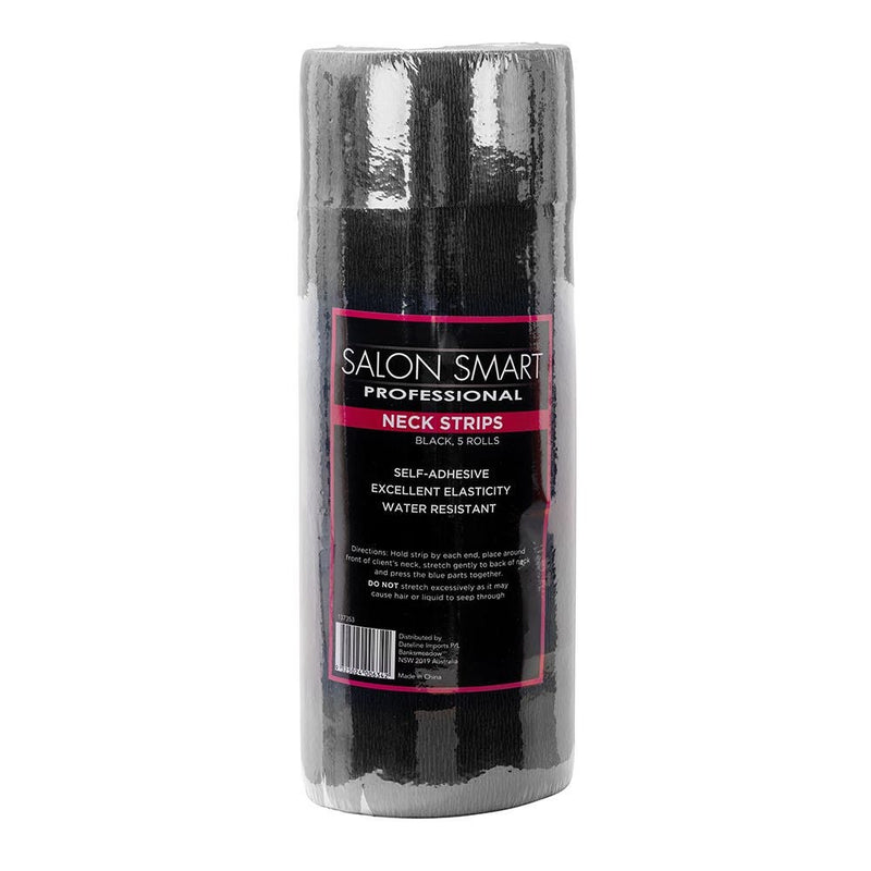 Salon Smart Neck Strips 5 Rolls - Black 137353

