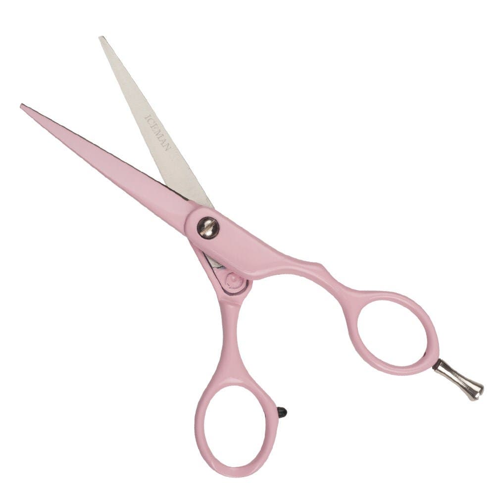 Iceman Retro 5.5" Hairdressing Scissors Pink 170612