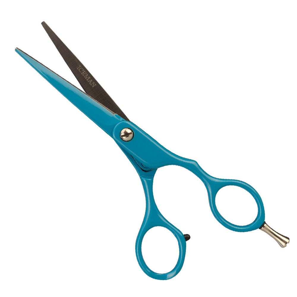 Iceman Retro 5.5" Hairdressing Scissors Blue 170616
