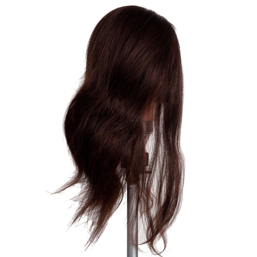 Dateline Professional Mannequin Long Indian Hair Brown - Alicia 20"
