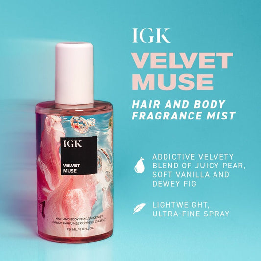 IGK VELVET MUSE Hair & Body Fragrance Mist