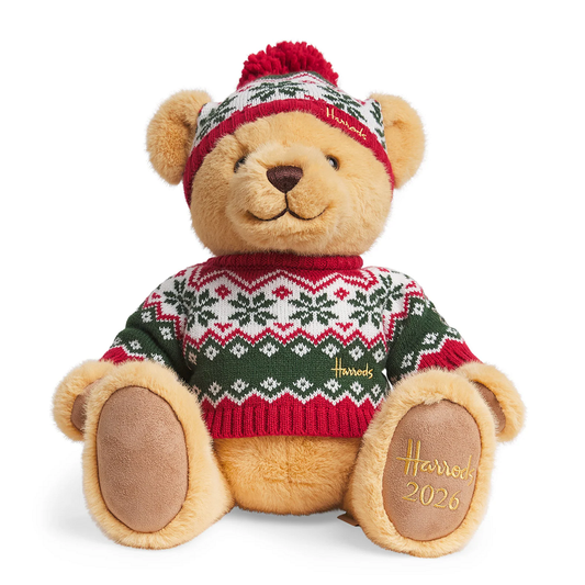 2026 HARRODS Christmas Bear Henry (30.5cm) Teddy Bear Brand New with Tags Attached