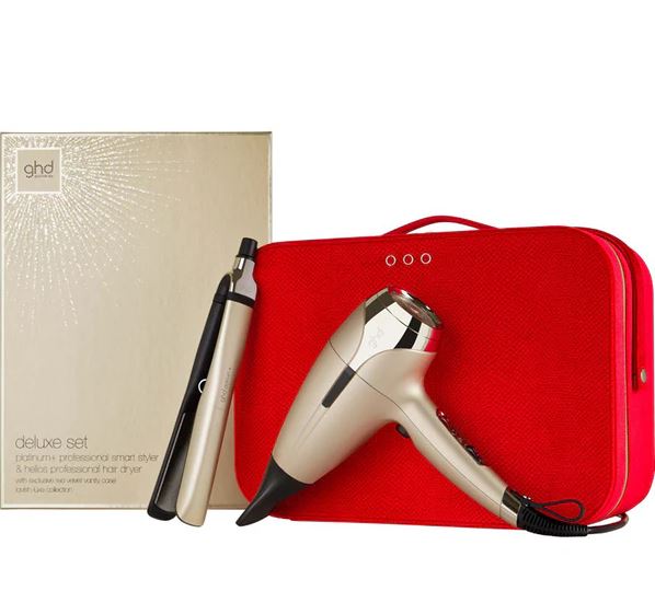 ghd platinum+ hair straightener in champagne gold