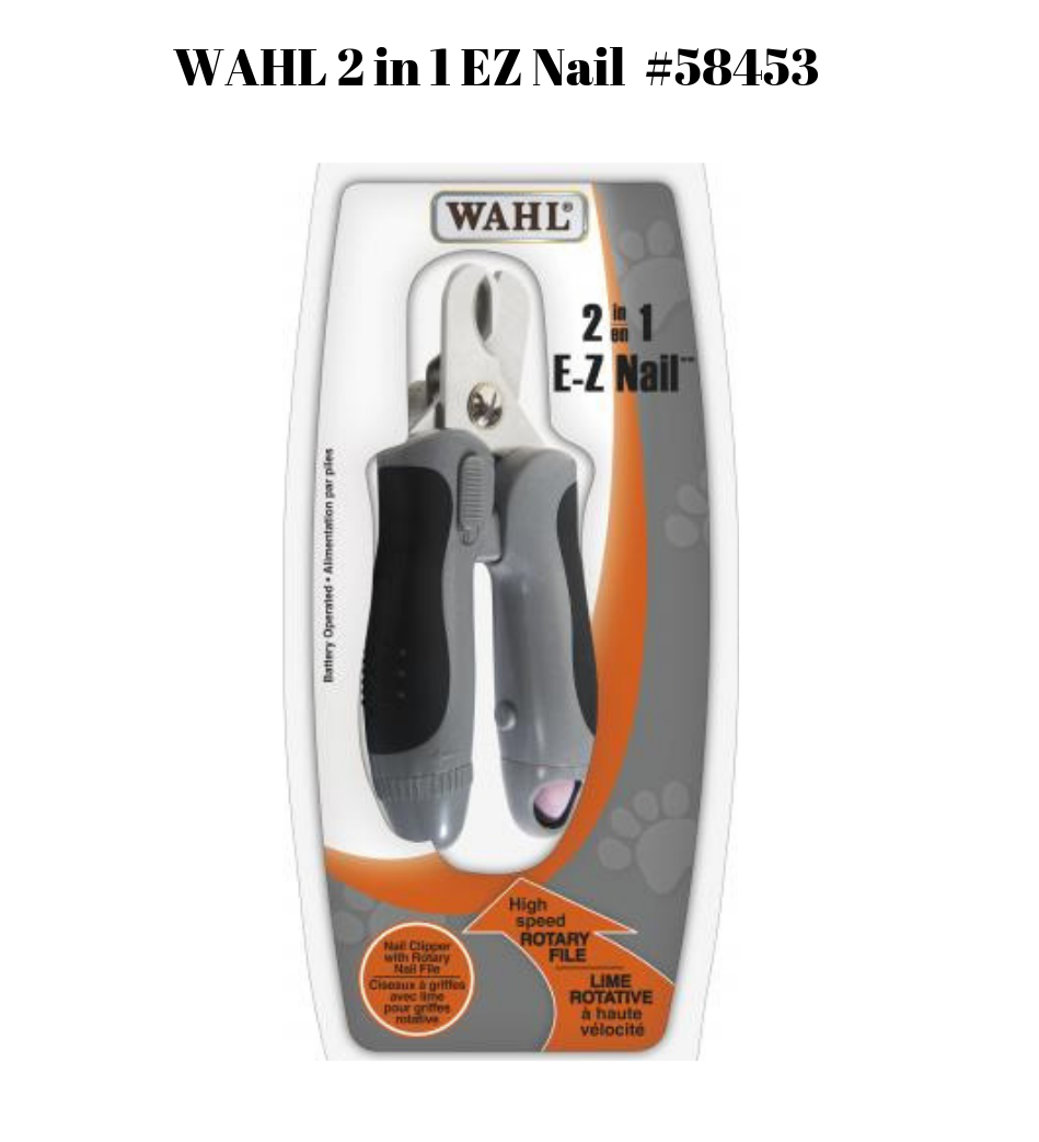 WAHL 2 in 1 EZ Nail Clipper and Grinder #58453