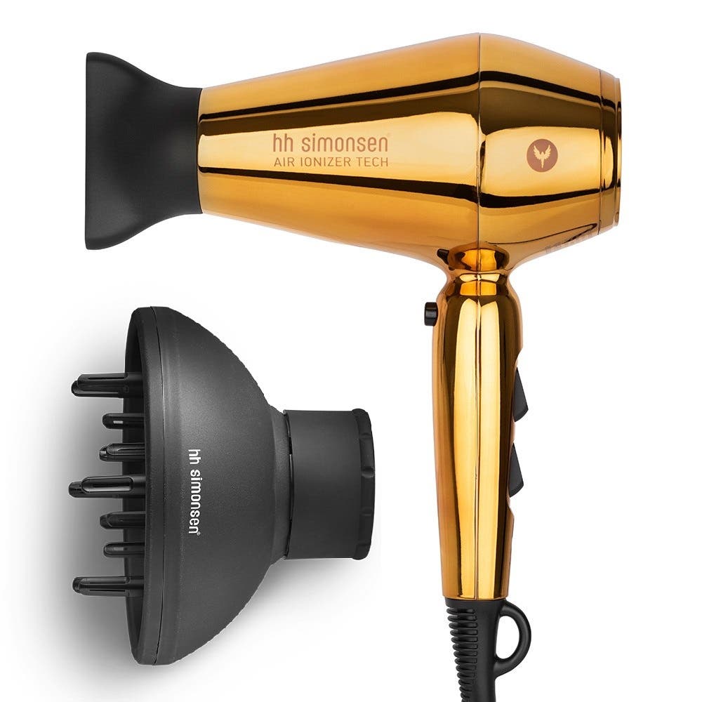 hh simonsen Compact Hair Dryer & Diffuser - Golden Delight Limited Edition