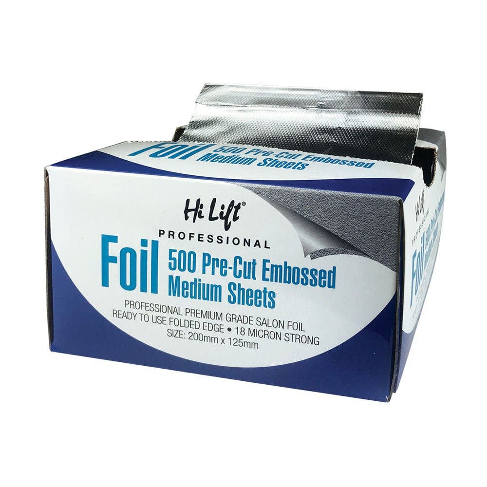 Hi Lift Foil 500 Pre Cut Sheets - Medium - 18 Micron Silver HLFS700