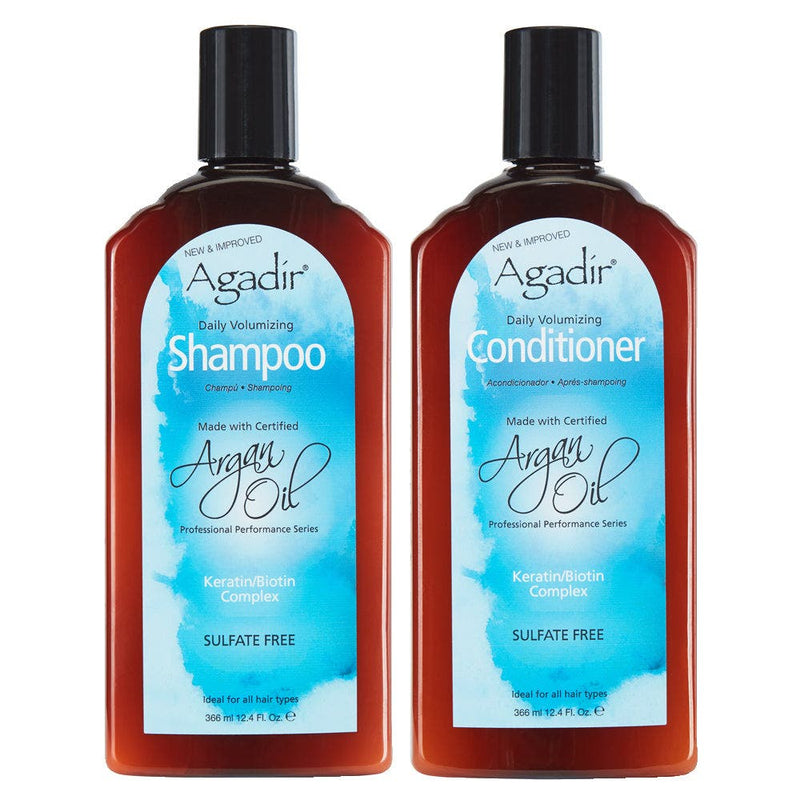 Agadir Argan Oil Daily Volumizing Shampoo & Conditioner 366ml DUO