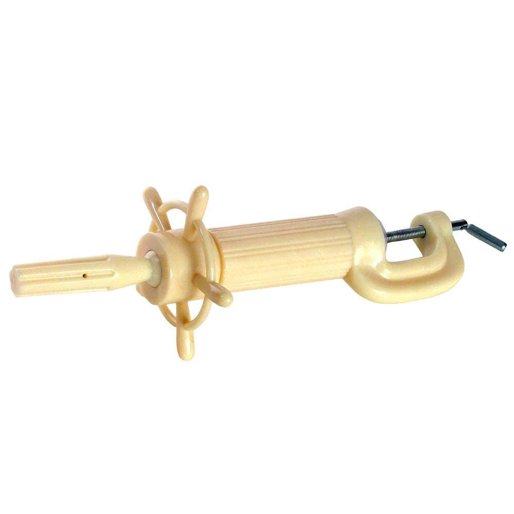 Large Ivory Mannequin Clamp with Extension Tube
