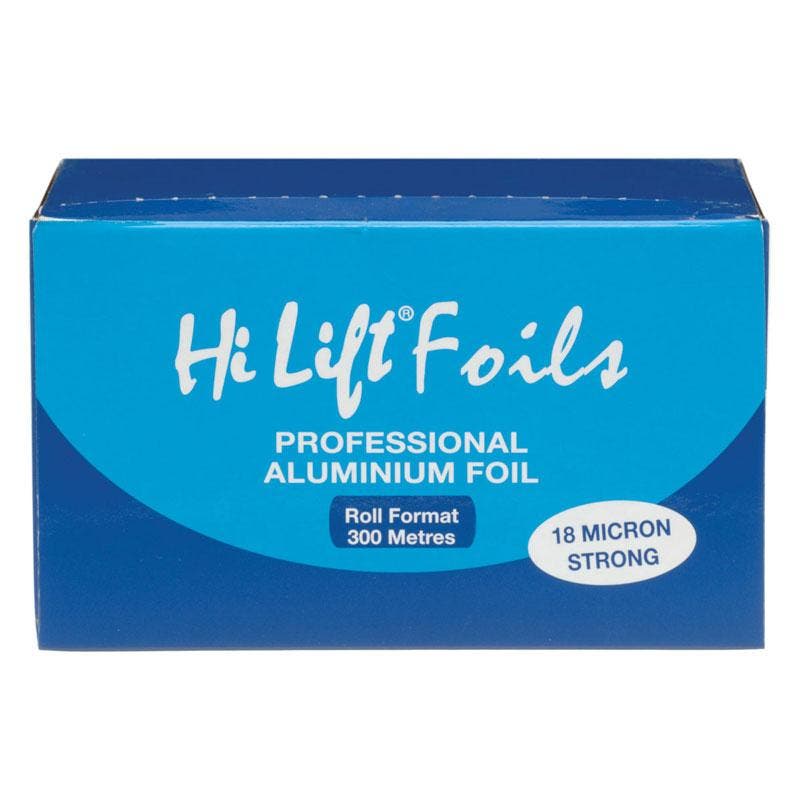 Hi Lift Foil 300 Metres Aluminium Foil Silver 18 Micron Hair Professional Colouring HLFS300M