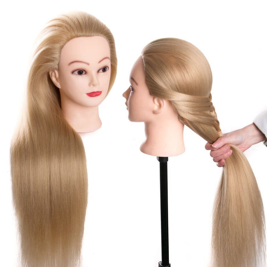 Mannequin Blonde 80cm Synthetic Hair 
