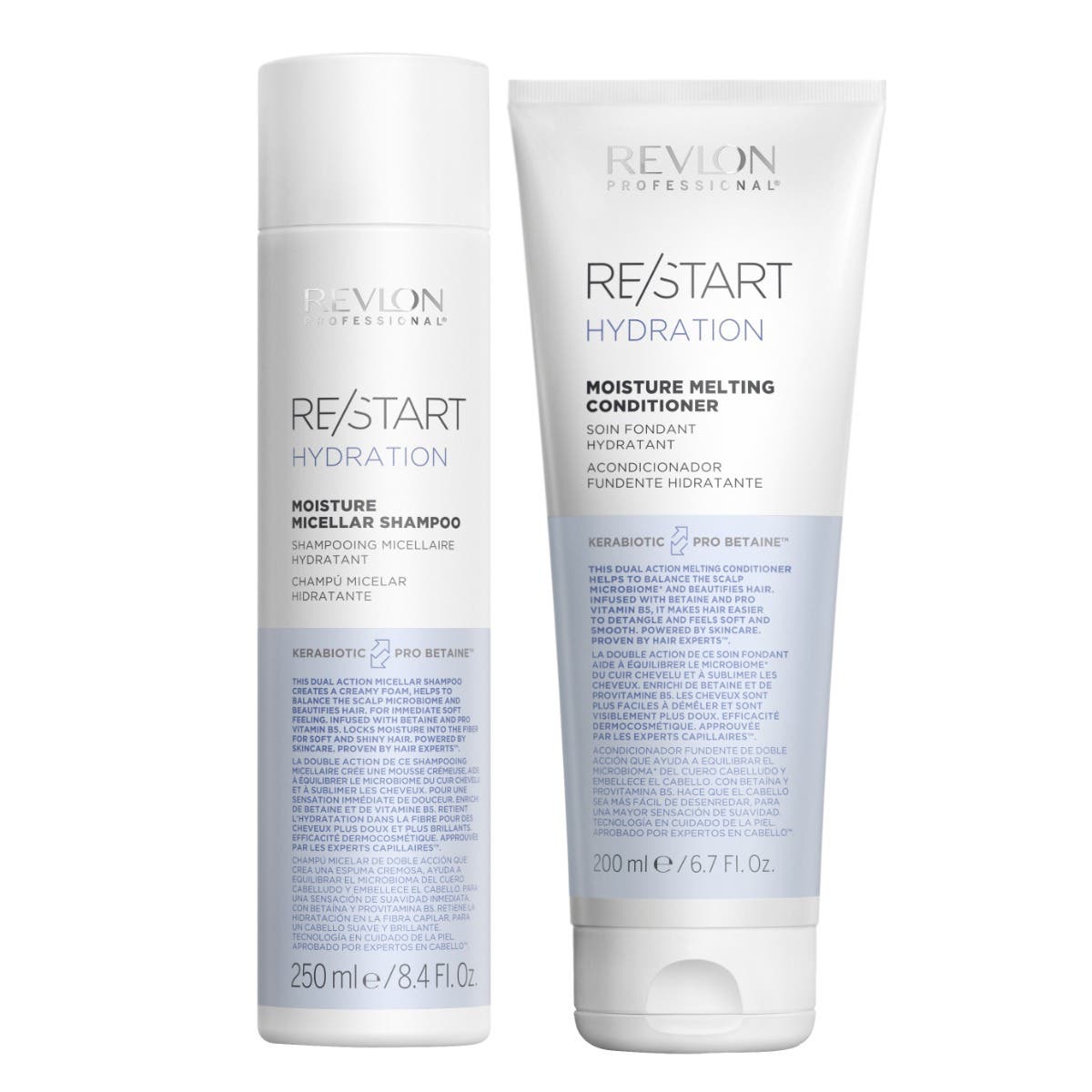 Revlon RE/START Hydration Moisture Micellar Shampoo and Hydration Moisture Melting Conditioner Duo