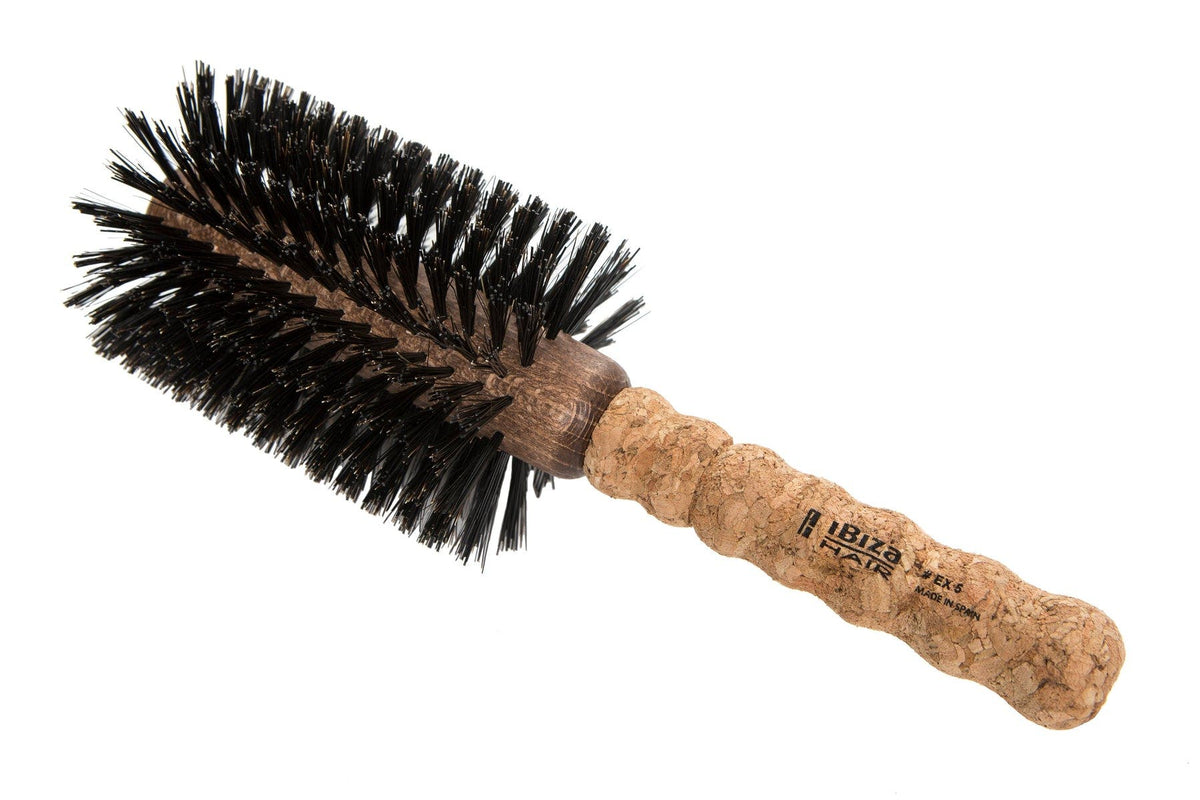 iBiza Hair Brush EX Series - Extended Cork Handle EX5 80mm