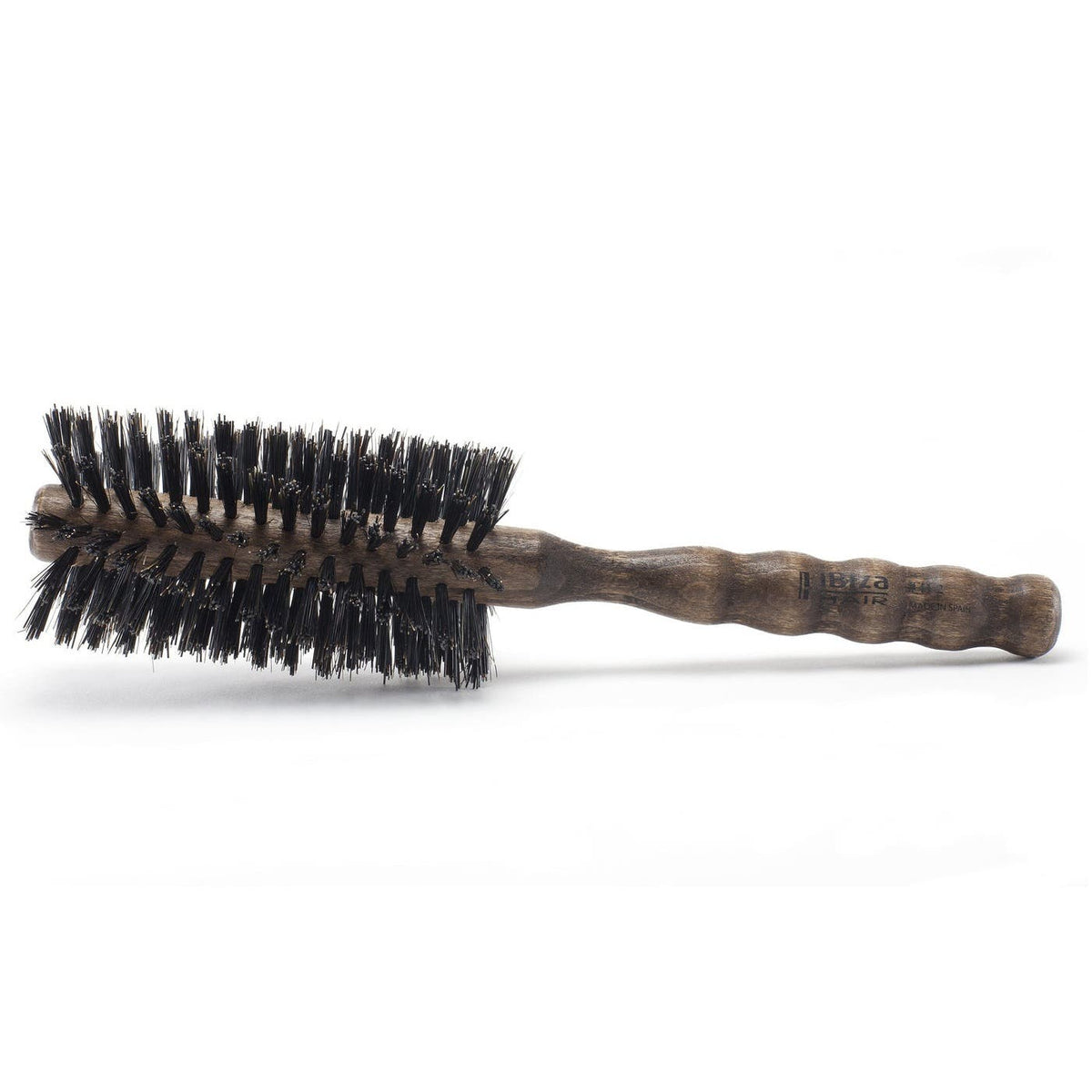 iBiza Hair Brush H Series, Hardwood Handle Swirled Bristles - H2 55mm