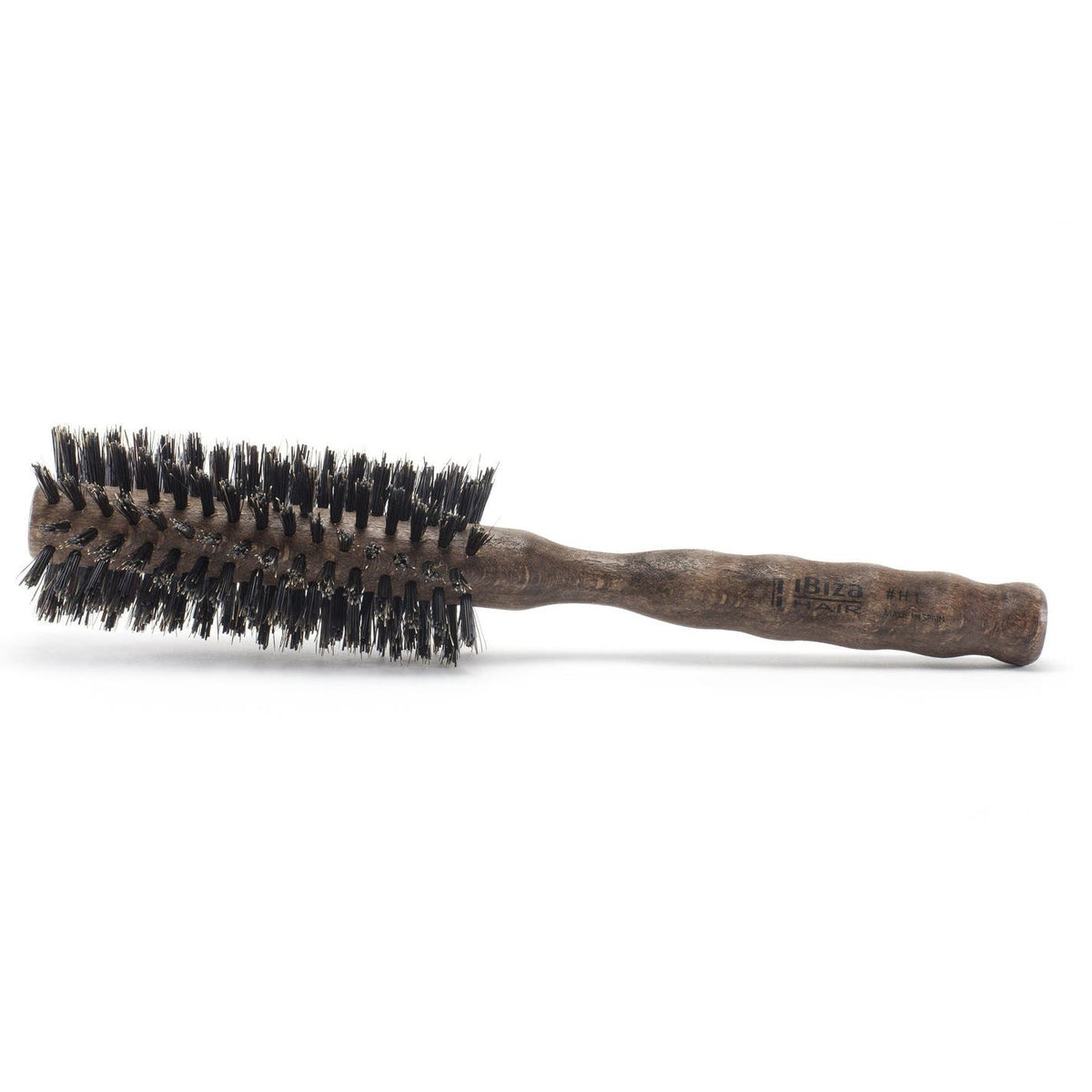iBiza Hair Brush H Series, Hardwood Handle Swirled Bristles - H1 45mm