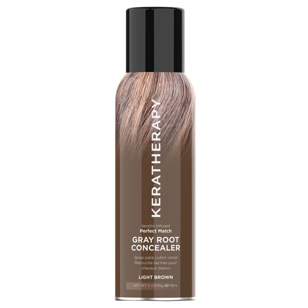 Keratherapy Keratin Infused Perfect Match Gray Root Concealer - Light Brown