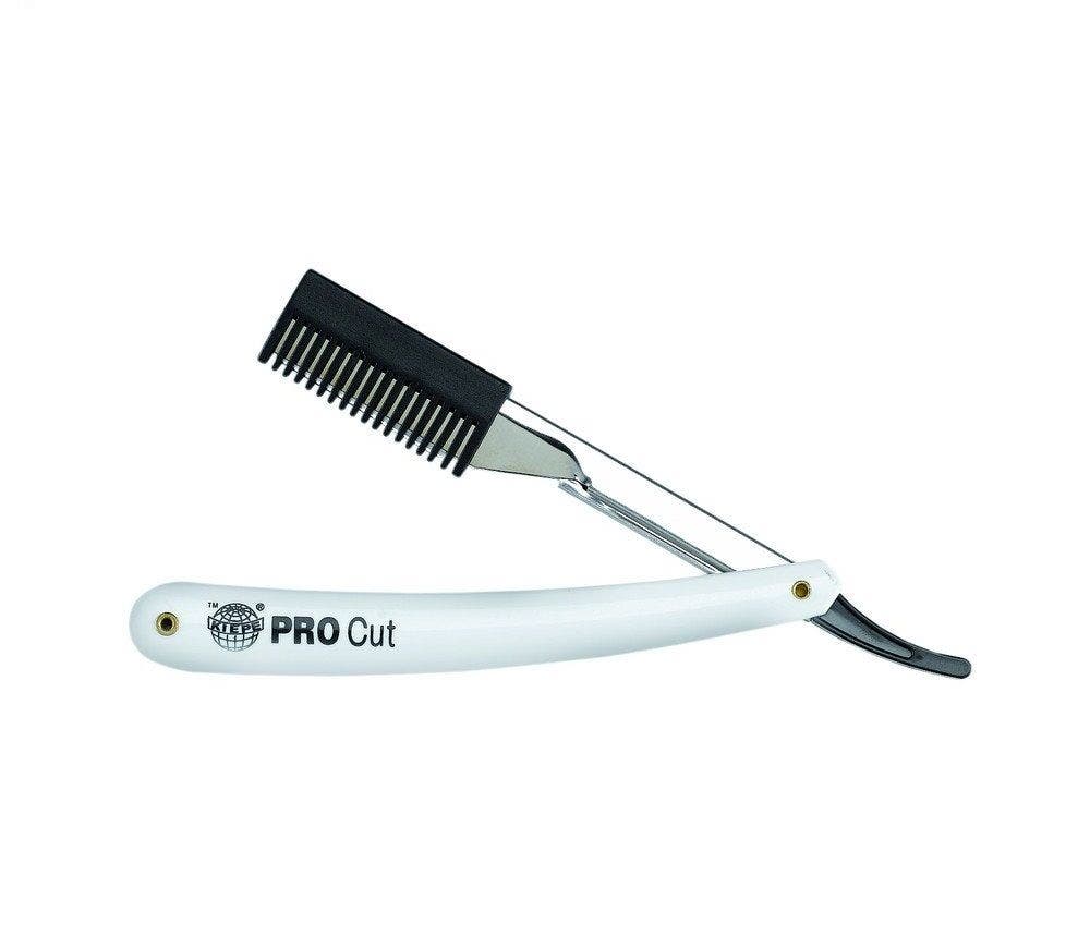 Kiepe Cutthroat Razor Scissors Professional  / Barber & Hair Thinning Comb