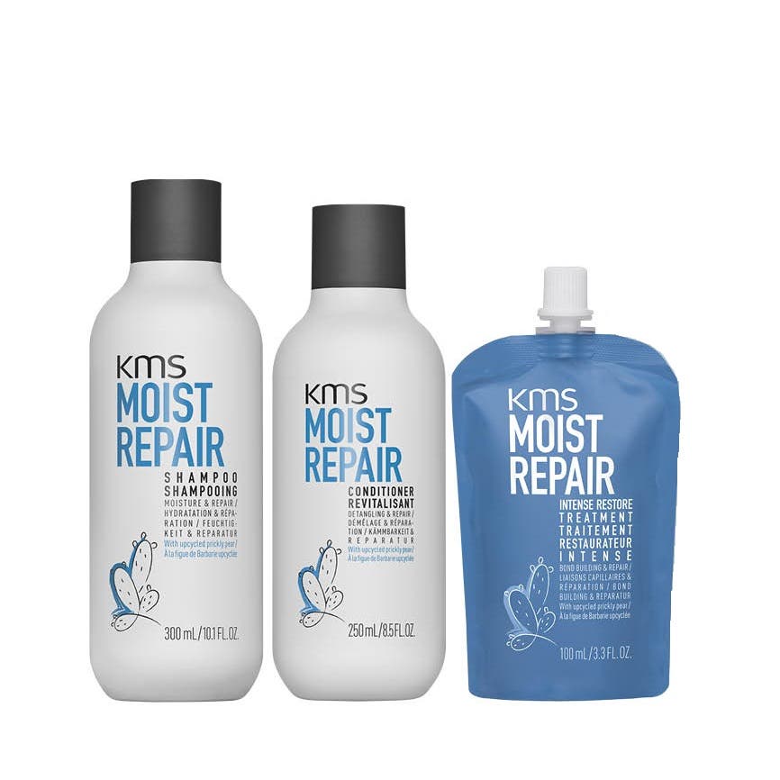KMS Moist Repair Trio Pack with Intensive Restore Treatment 100ml