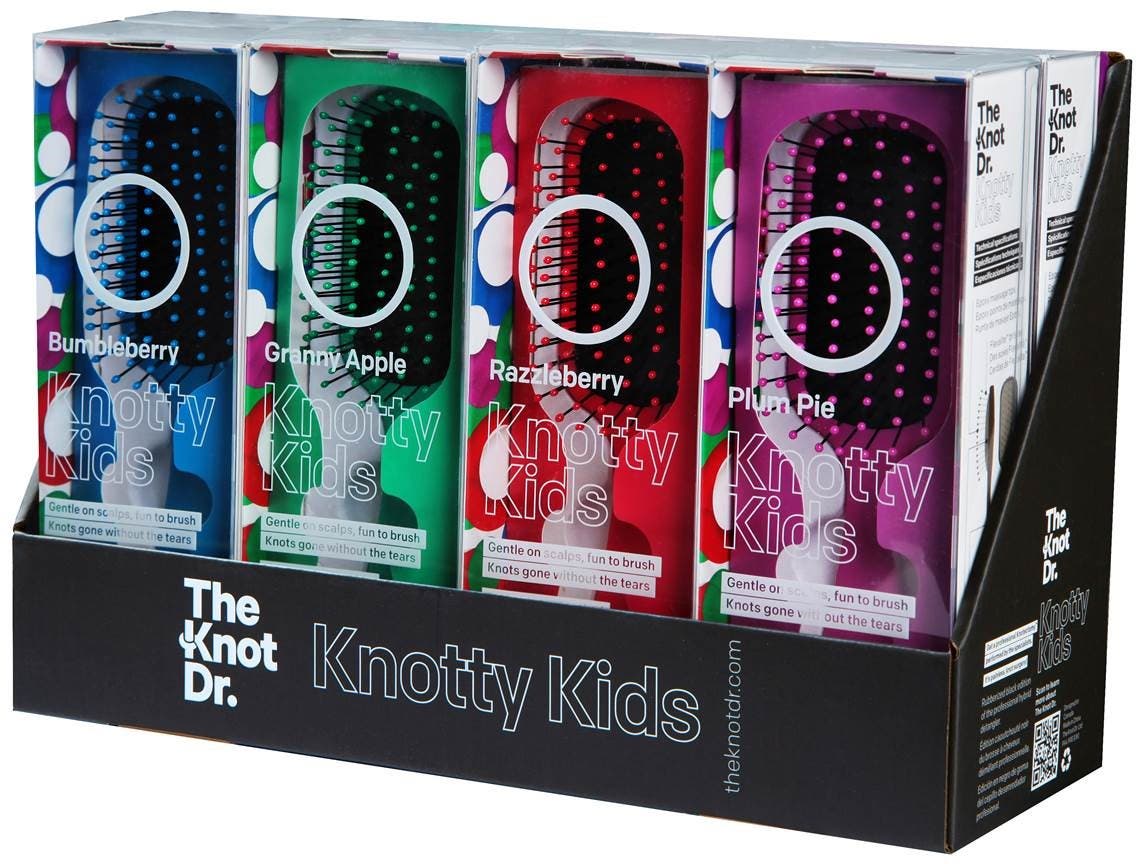 THE KNOT DR - Knotty Kids Detangling Brush * Choose colour
