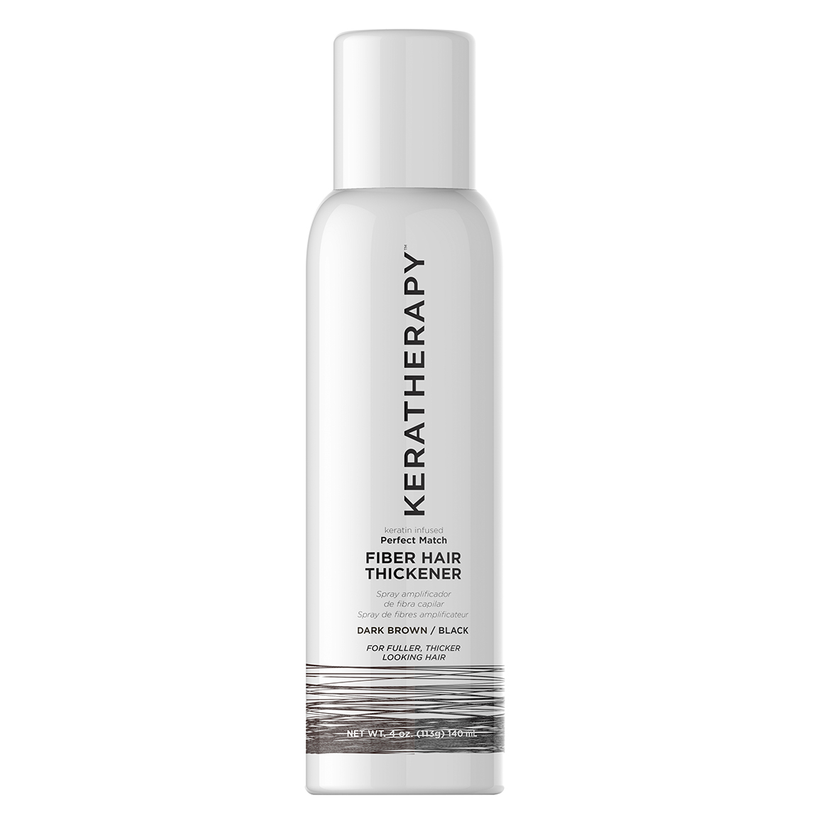 Keratherapy Fibre Hair Thickener Dark brown/Black 140ml