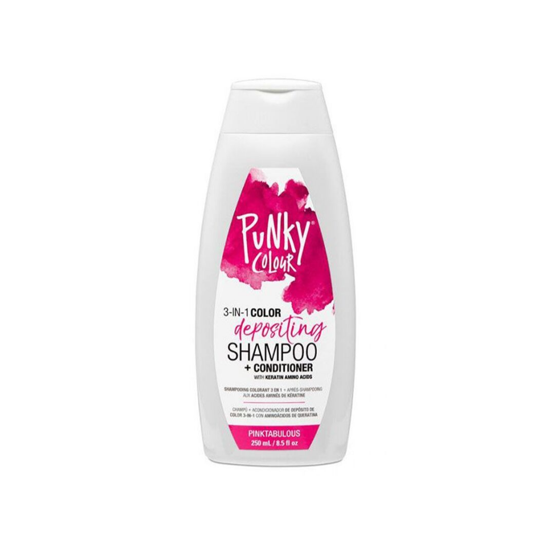 Punky Colour 3-in-1 Color Depositing Shampoo + Conditioner - Pinktabulous