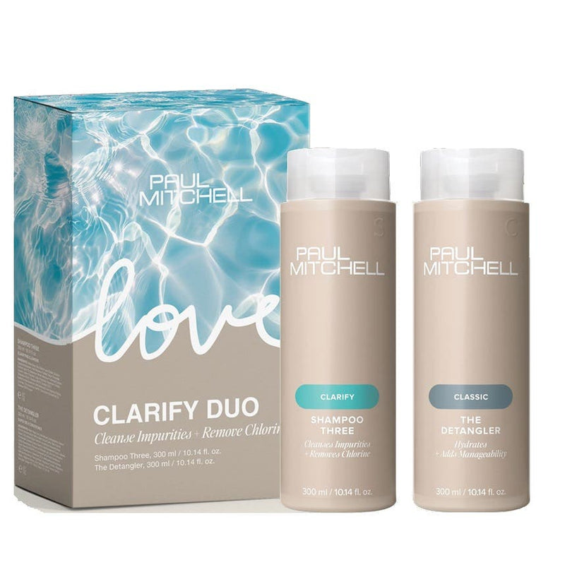 Paul Mitchell CLARIFY DUO (Shampoo Three + The Detangler)